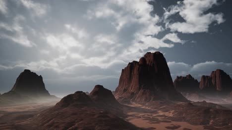 Formaciones-Rocosas-En-El-Desierto-De-Nevada